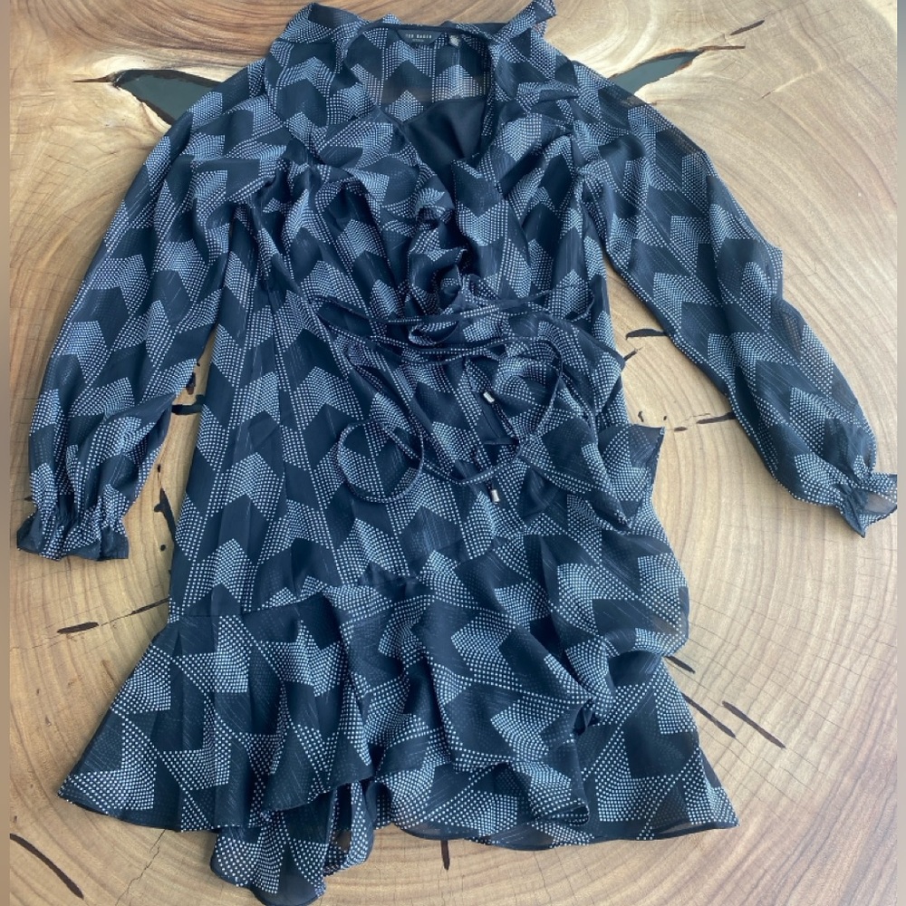 Ted Baker wrap dress in size 1